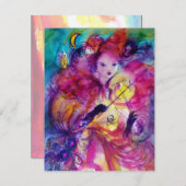 GEMASKERD BAL KAART (Voorkant / Achterkant)