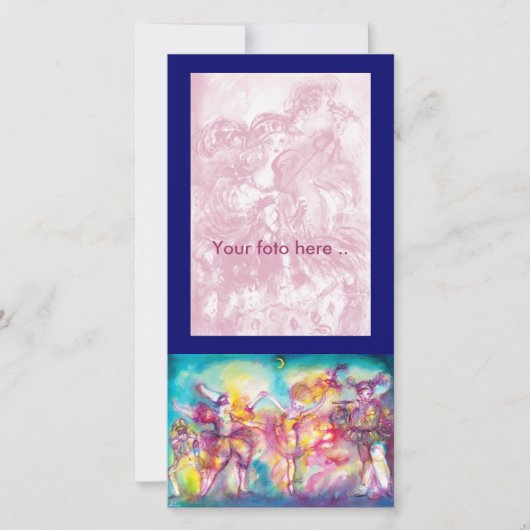 GEMASKERD BAL,Mardi Gras-maskers,Dans,Muziek (Voorkant)