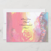 GEMASKERD BAL, Mardi Gras-maskers, Dans, Muziek Kaart (Achterkant)