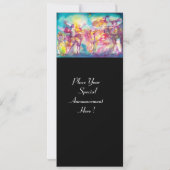 GEMASKERD BAL, Mardi Gras-maskers,Dans,Muziek Kaart (Achterkant)