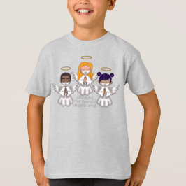 Gemaskerd, de herald angels zingen, optie 3 t-shirt