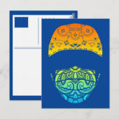 gemaskerd in paisley ansichtkaart briefkaart (Voorkant / Achterkant)