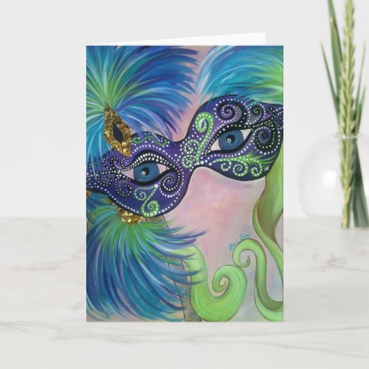 "GEMASKERD" KAART (Voorkant)