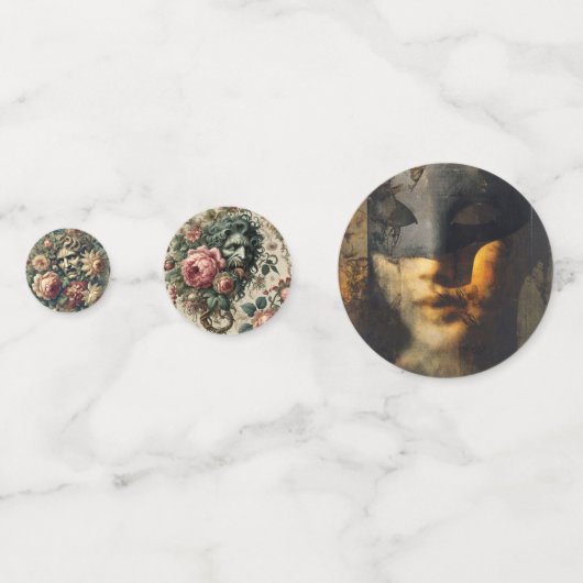 Gemaskerd verval — Gotisch Victoriaans Confetti (Voorkanten)