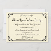 Gemaskerde all Opera van Manet, nieuwjaarsfeest Kaart (Achterkant)