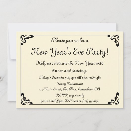 Gemaskerde all Opera van Manet, nieuwjaarsfeest Kaart (Achterkant)