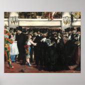Gemaskerde bal bij de opera - Edouard Manet Fine A Poster (Voorkant)