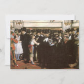 Gemaskerde bal bij de opera van Edouard Manet (Voorkant)