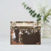 Gemaskerde bal bij de opera van Edouard Manet Briefkaart (Staand voorkant)