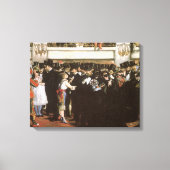 Gemaskerde bal bij de opera van Edouard Manet Canvas Afdruk (Voorkant)
