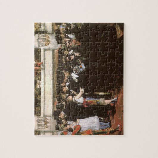 Gemaskerde bal bij de opera van Edouard Manet Legpuzzel (Verticaal)