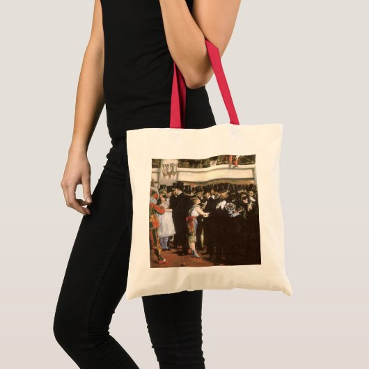 Gemaskerde bal bij de opera van Edouard Manet Tote Bag (Voorkant (product))