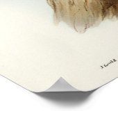 Gemaskerde Barn Owl door Elizabeth Gould Poster (Hoek)