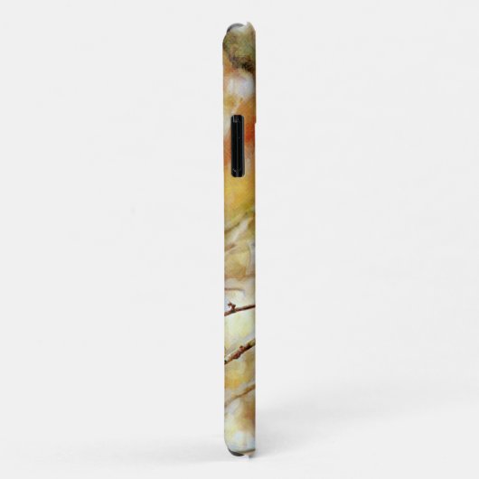 Gemaskerde Bird Cedar Waxwing Art Phone Case (Achterkant/rechts)