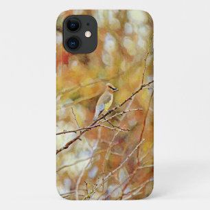 Gemaskerde Bird Cedar Waxwing Art Phone Case