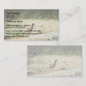 Gemaskerde Bobwhite Visitekaartje (Voorkant / Achterkant)