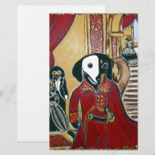 GEMASKERDE DOXIE BRIEFPAPIER (Voorkant / Achterkant)