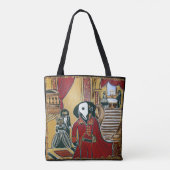 GEMASKERDE DOXIE  TOTE BAG (Achterkant)