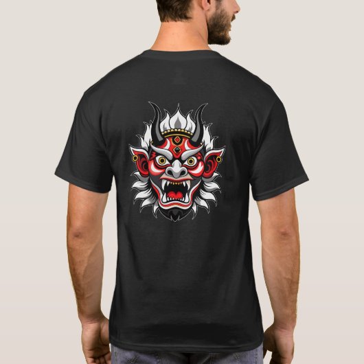 gemaskerde furie t-shirt (Achterkant)