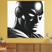 gemaskerde gerechtigheid canvas afdruk (Insitu (Woonkamer))