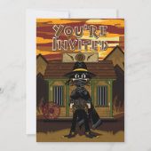 Gemaskerde Gunslinger op uitnodiging van de Jail P (Voorkant)