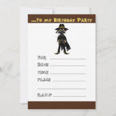 Gemaskerde Gunslinger op uitnodiging van de Jail P (Achterkant)