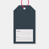 Gemaskerde Kerstman 2020 Kerstmis Cadeaulabel (Achterkant)