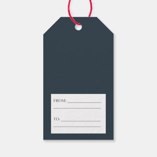 Gemaskerde Kerstman 2020 Kerstmis Cadeaulabel (Achterkant)