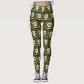 Gemaskerde Kerstman Leggings (Voorkant)