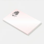 Gemaskerde Lady Gemini Zodiac Symbol en gebaar Post-it® Notes (Schuin)