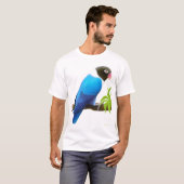 Gemaskerde Lovebird T-Shirt (Voorkant volledig)