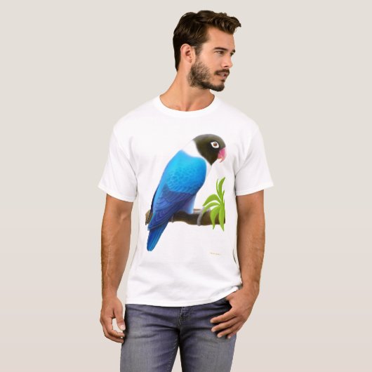 Gemaskerde Lovebird T-Shirt (Voorkant volledig)