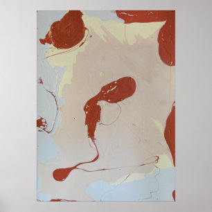 Gemaskerde Marshmallow Drip Poster