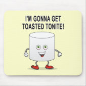 Gemaskerde Marshmallow Muismat (Voorkant)