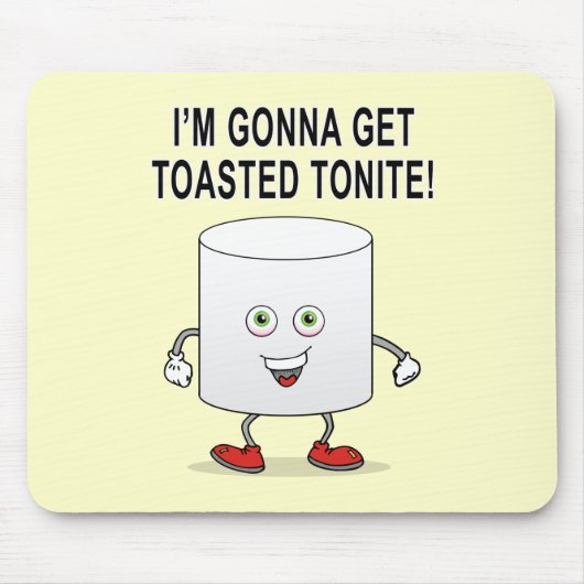 Gemaskerde Marshmallow Muismat (Voorkant)