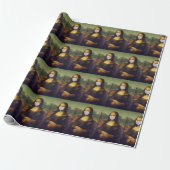 Gemaskerde Mona Lisa 2020 Cadeaupapier (Uitgerold)