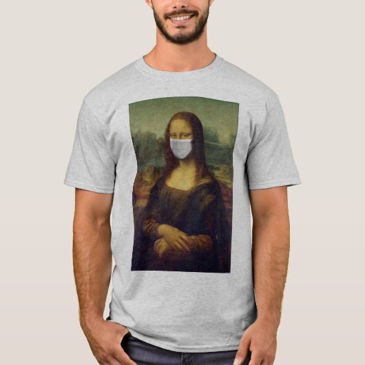 Gemaskerde Mona Lisa 2020 T-shirt (Voorkant)