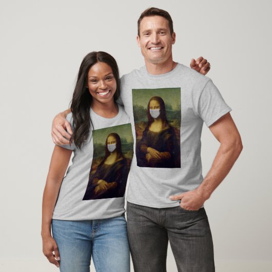 Gemaskerde Mona Lisa 2020 T-shirt (Unisex)