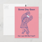 Gemaskerde overs briefkaart (Voorkant / Achterkant)