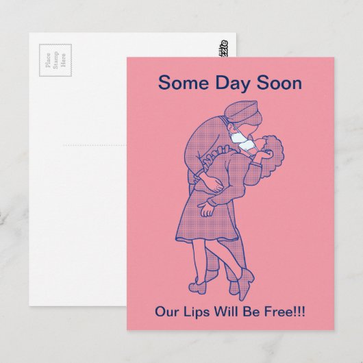 Gemaskerde overs briefkaart (Voorkant / Achterkant)