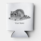 gemaskerde Raccoon Blikjeskoeler (Voorkant)