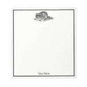  gemaskerde Raccoon Notitieblok (Voorkant)