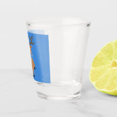 Gemaskerde rendieren shot glas (Rechts)