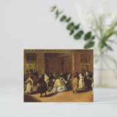 Gemaskerde Vergadering Briefkaart (Staand voorkant)