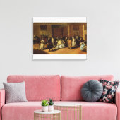 Gemaskerde Vergadering Canvas Afdruk (Insitu (Woonkamer))