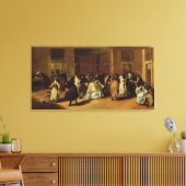Gemaskerde Vergadering Canvas Afdruk (Insitu (Woonkamer))