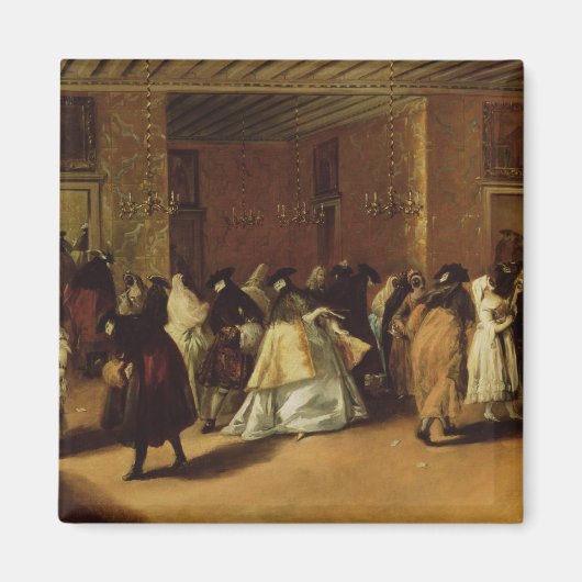 Gemaskerde Vergadering Magneet (Voorkant)