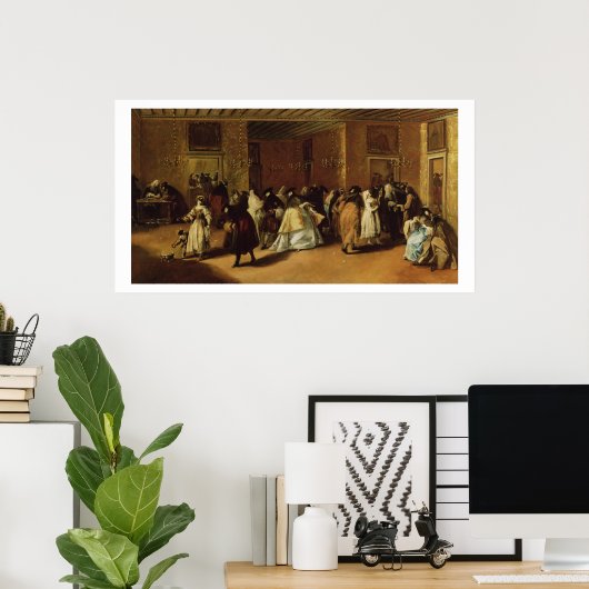 Gemaskerde Vergadering Poster (Thuiskantoor)