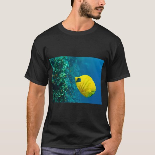 Gemaskerde vlinderfish t-shirt (Voorkant)