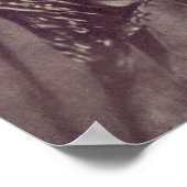 gemaskerde vrouw die naar jou kijkt poster (Hoek)